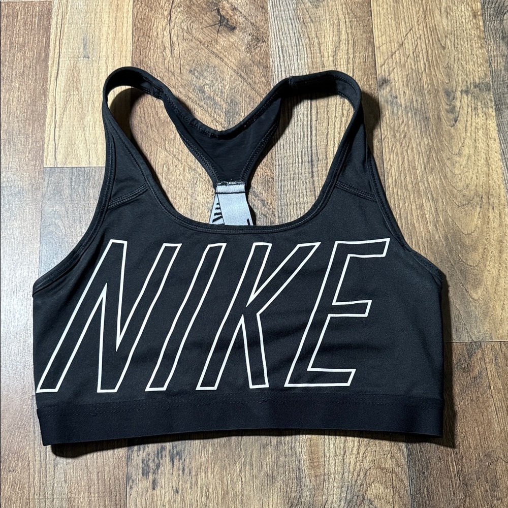 Nike Black Racerback Sports Bra